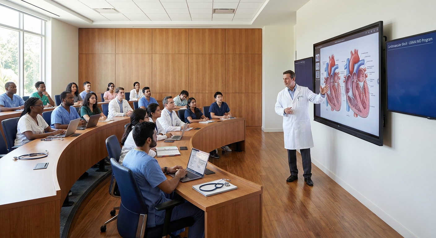 MBBS classroom at USAIM